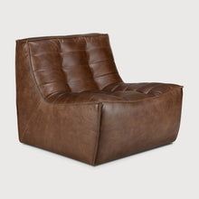 Load image into Gallery viewer, N701 1 Seater - Chestnut Leather
