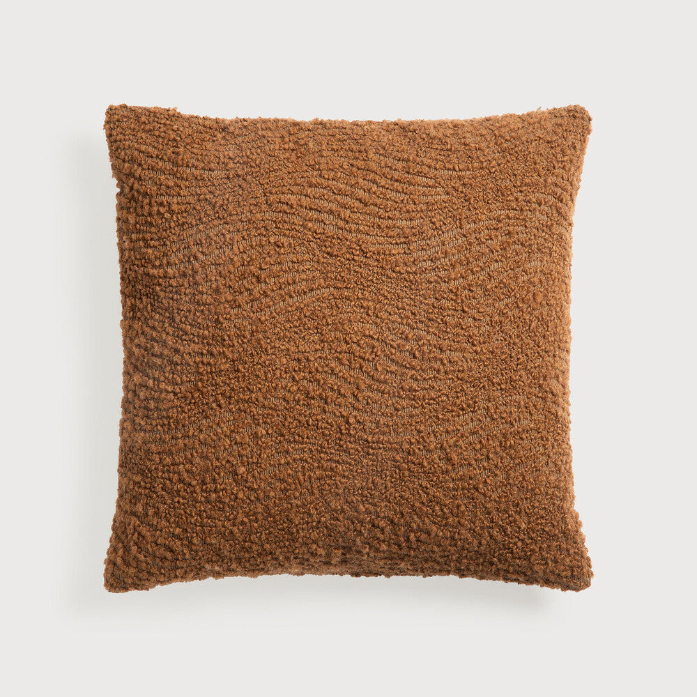 Wave Cushion Cinnamon