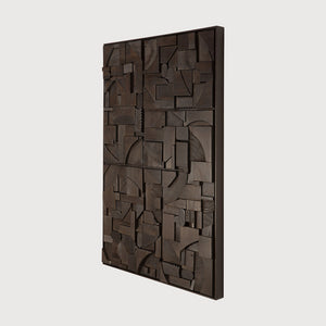 Bricks Wall Art / Brown