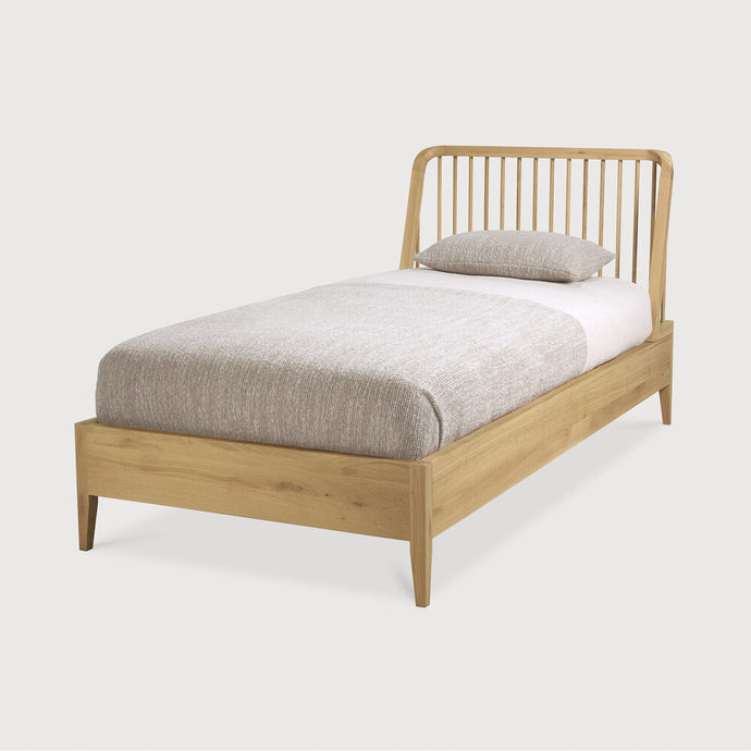 Spindle Bed Single - Oak