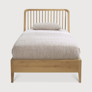 Spindle Bed Single - Oak