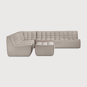 N701 Footstool - Ecru