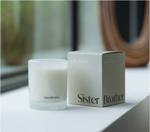 Sister Brother Candle - Salty Hands