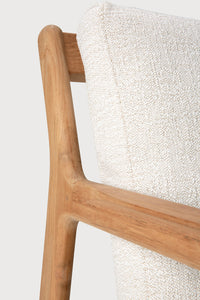 Jack Outdoor Sofa - Teak Off White 180cm