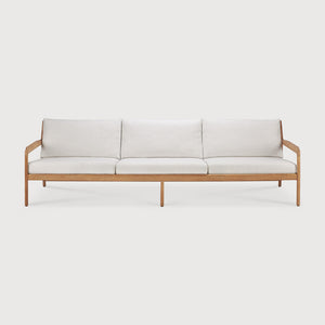 Jack Outdoor Sofa - Teak Off White 265 cm