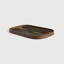 Load image into Gallery viewer, Bronze Organic Glass Valet Tray