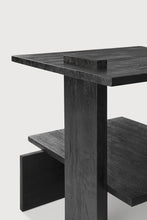 Load image into Gallery viewer, Teak Abstract Side Table