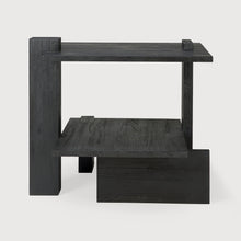 Load image into Gallery viewer, Teak Abstract Side Table