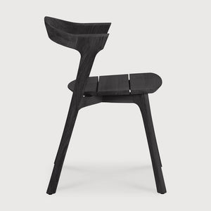 Bok Outdoor Dining Chair - Teak Black