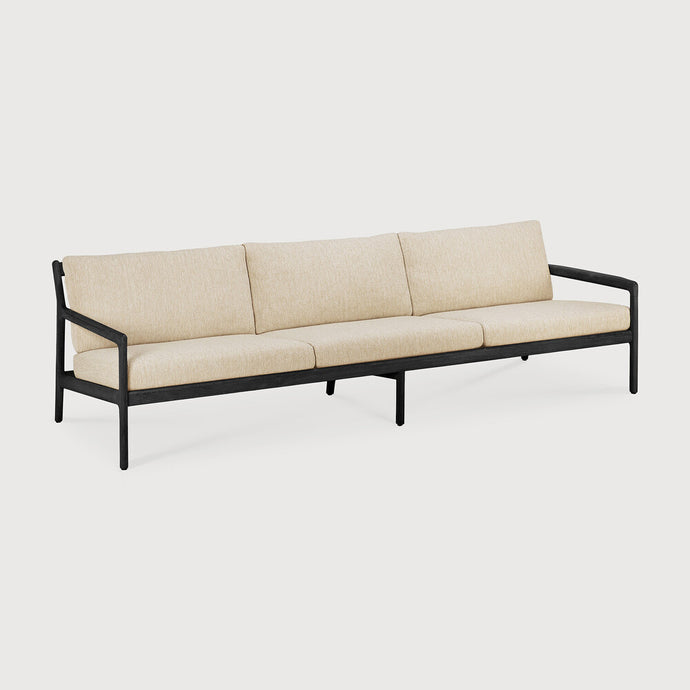 Jack Outdoor Sofa - Teak Black Natural 265 cm