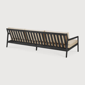 Jack Outdoor Sofa - Teak Black Natural 265 cm