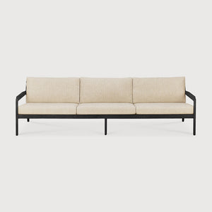 Jack Outdoor Sofa - Teak Black Natural 265 cm