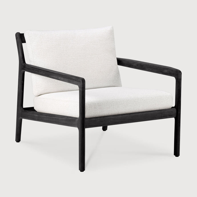 Jack Outdoor Lounge Chair - Teak Black Off White