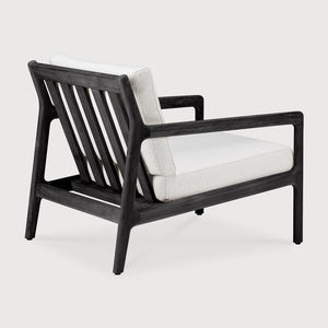 Jack Outdoor Lounge Chair - Teak Black Off White