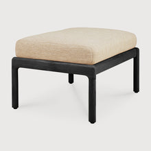 Load image into Gallery viewer, Jack Outdoor Footstool - Teak Black Natural