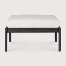 Load image into Gallery viewer, Jack Outdoor Footstool - Teak Black Off White