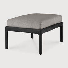 Load image into Gallery viewer, Jack Outdoor Footstool - Teak Black Mocha