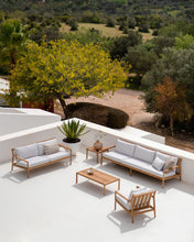 Load image into Gallery viewer, Jack Outdoor Sofa - Teak Off White 265 cm