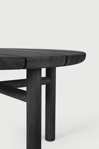 Quatro Outdoor Coffee Table - Teak Black