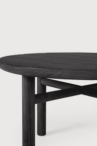 Quatro Outdoor Coffee Table - Teak Black