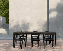 Load image into Gallery viewer, Bok Outdoor Dining Table - Teak Black 200 cm