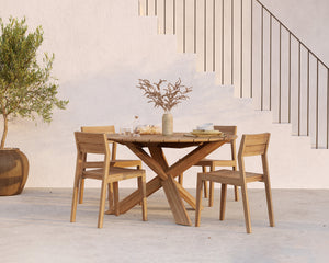 Circle Outdoor Dining Table 163 cm