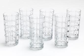 Set Of 6 Tall Glasses Chopin