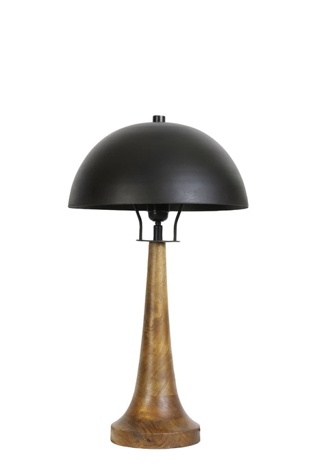 Wood & Metal Table Lamp