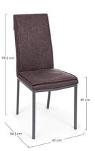 Load image into Gallery viewer, Brown Dining Chair