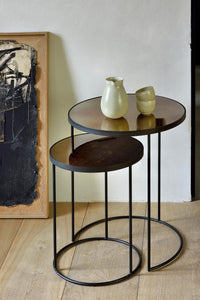 Nesting Side Table Set -  Bronze