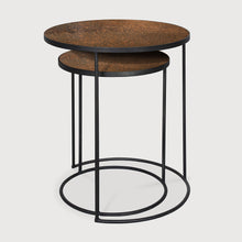 Load image into Gallery viewer, Nesting Side Table Set -  Bronze