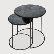 Load image into Gallery viewer, Nesting Side Table Set - Charcoal