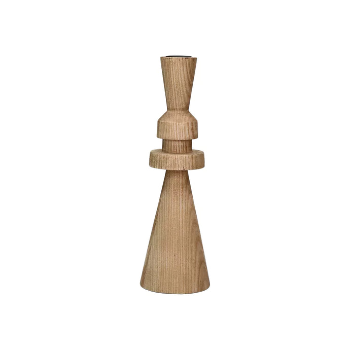 Wood Candle Holder / Medium