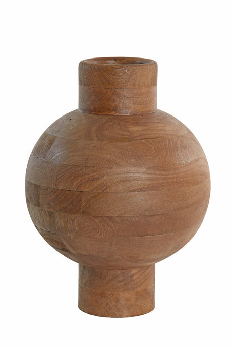 Large Wood Vase