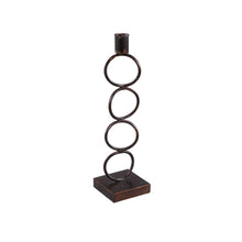 Load image into Gallery viewer, Small Copper Metal Unequal Candle Holder