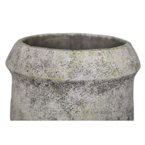 Large Cement Pot With Wide Top