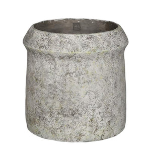 Large Cement Pot With Wide Top