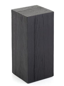 Tall Black Wooden Pedestal