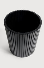 Load image into Gallery viewer, Black Roller Max Waste Paper Basket