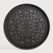 Load image into Gallery viewer, Black Marrakesh Wooden Tray