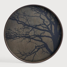 Load image into Gallery viewer, Black Tree Wooden Tray