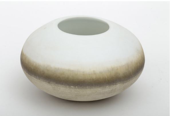Round Coloured Glass Vase