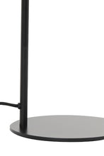 Load image into Gallery viewer, Black Table Lamp with Smoked Glass