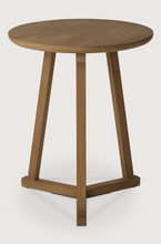 Load image into Gallery viewer, Teak Tripod Side Table