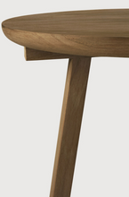 Load image into Gallery viewer, Teak Tripod Side Table