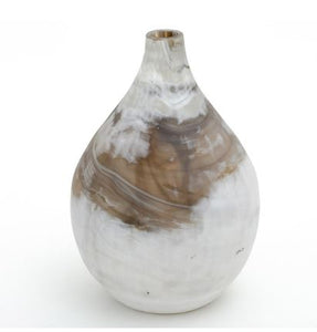 Round Opaque Glass Vase