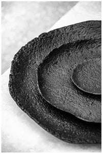Medium Matte Black Platter