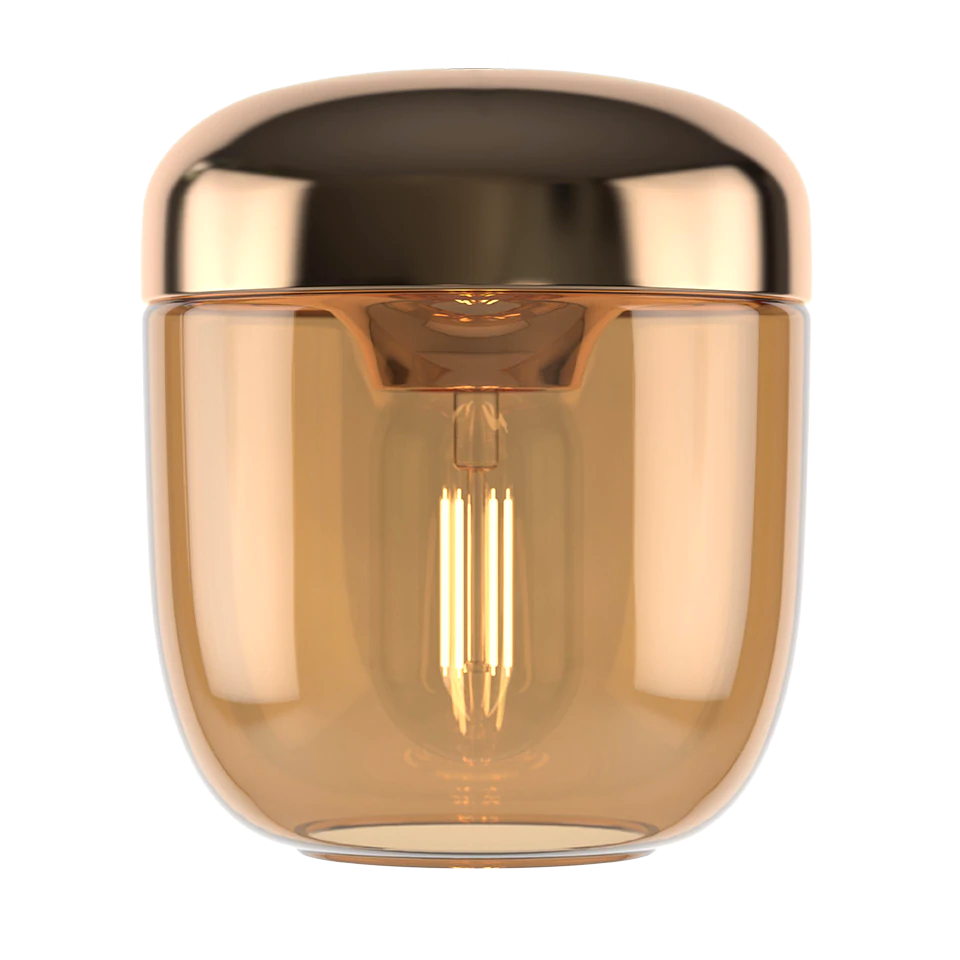 Umage Lampshade Acorn Amber Brass