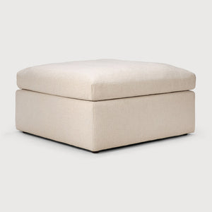 Mellow Footstool - Off White
