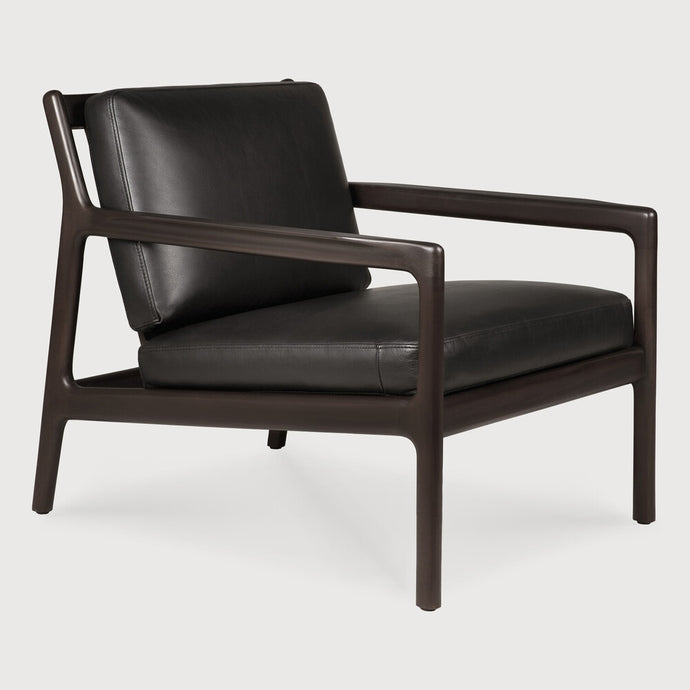 Jack Lounge Chair - Black Leather